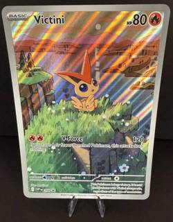 JUMBO Oversized Victini Card SVP208 Scarlet & Violet Promo Pokemon NM - Image 1