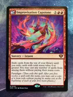Improvisation Capstone NM - MTG: Secrets of Strixhaven SOS M0120 [Regular] - Image 1