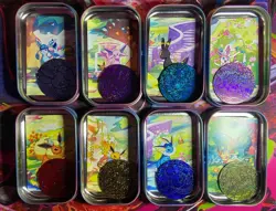*EMPTY* Pokemon Prismatic Evolution Mini Tin Set - Including ART and COINS. - Image 2