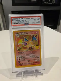 2021 Pokemon Celebrations Charizard Classic #4/102 PSA 10 - Image 1