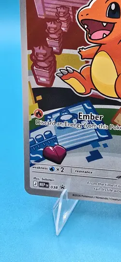 Pokemon TCG Charmander 038 MBP Holo Basic Flame 80HP First Partner NM - Image 5