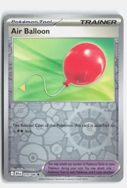 Air Balloon 079/086 SV: Black Bolt Uncommon Pokemon Reverse Holo NM - Image 1