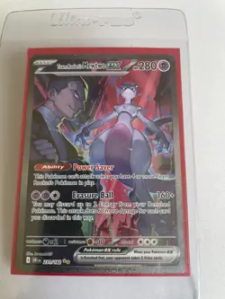 Pokemon Team Rocket's Mewtwo EX 231/182 Sv10 Destined Rivals Holo 280 HP NM - Image 1