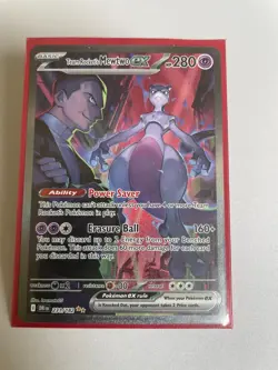 Pokemon Team Rocket's Mewtwo EX 231/182 Sv10 Destined Rivals Holo 280 HP NM - Image 2