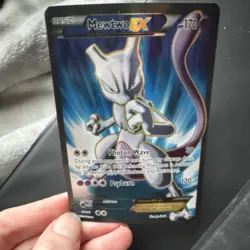 Pokemon Mewtwo EX Full Art Holo Ultra Rare 157/162 Breakthrough Basic 170 HP - Image 1