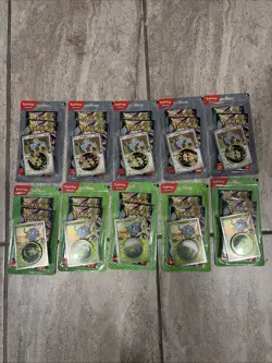 Pokemon Ascended Heroes 2-Pack Blisters Larry and Erika Set of 10 + Lightning - Image 2