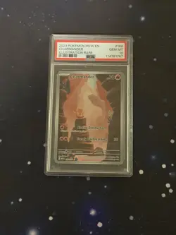Pokemon Charmander TCG #168/165 Scarlet & Violet 151 Card PSA 10 - Image 1