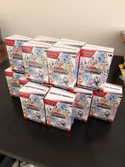 Pokemon TCG: S&V Prismatic Evolutions Booster Bundle LOT 16 TOTAL - Image 1