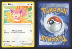Skitty 210/264 Common Fusion Strike Pokemon Moderately Played - Image 3
