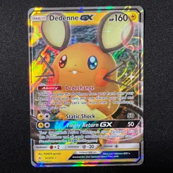 Dedenne GX 57/214 Ultra Rare Holo SM - Unbroken Bonds Pokemon TCG LP - Image 1