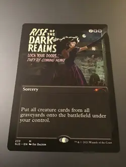 MTG Secret Lair #233 Rise of the Dark Realms (Movie Poster) NM - Image 1