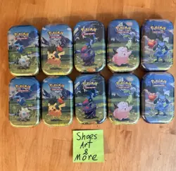 (LOT OF 10) Pokemon Ascended Heroes Mini Tins - Image 1