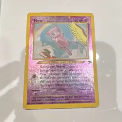 Pokemon Mew Southern Islands 46/040 Reverse Holo Promo Rainbow Wave Card - Image 1