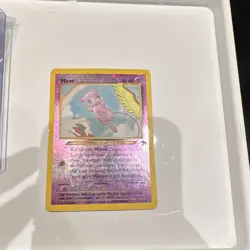 Pokemon Mew Southern Islands 46/040 Reverse Holo Promo Rainbow Wave Card - Image 2