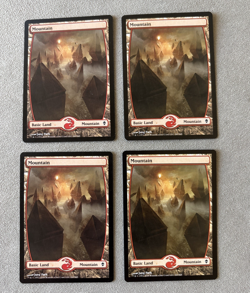 MOUNTAIN #243 X4 4 4X Zendikar MTG Magic the Gathering Cards - Image 1