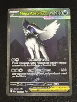 Pokemon TCG Mega Evolution Mega Absol ex Special Illustration Rare 180/132 NM - Image 1