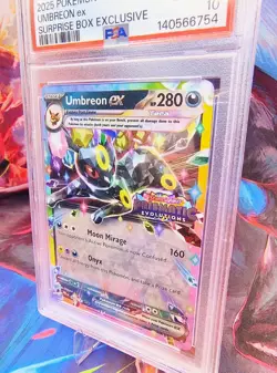 Pokemon TCG Umbreon ex #060 Prismatic Evolutions Stamped Promo PSA 10 Gem Mint🏆 - Image 1
