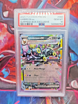 Pokemon TCG Umbreon ex #060 Prismatic Evolutions Stamped Promo PSA 10 Gem Mint🏆 - Image 3