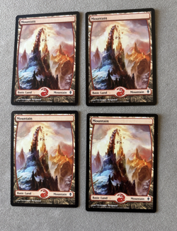 MOUNTAIN #244 X4 4 4X Zendikar MTG Magic the Gathering Cards - Image 1