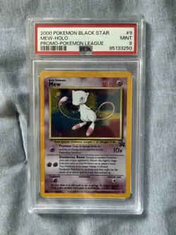PSA 9 - Mew 09/53 Wotc 2000 Pokemon Black Star Promo Holo - Image 3