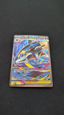 Mega Sharpedo ex 127/094 Special Illustration SIR Pokemon Phantasmal Flames NM - Image 1