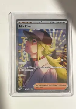 Pokemon Trainer N's Plan 170/086 Sv: Black Bolt Holo Special Illustration Rare - Image 1