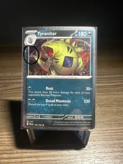 Tyranitar 135/193 *SWIRL* Paldea Evolved Promo Cosmos Holo Rare Pokemon TCG MINT - Image 1