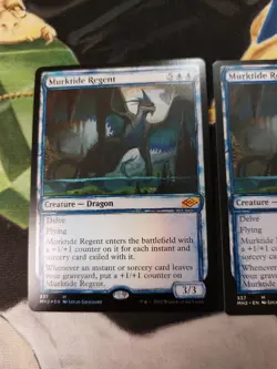 Murktide Regent Showcase FOIL 1 MTG Modern Horizons 2 Mythic Blue Creature NM x4 - Image 3