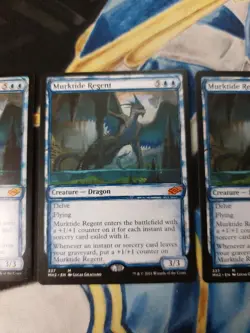 Murktide Regent Showcase FOIL 1 MTG Modern Horizons 2 Mythic Blue Creature NM x4 - Image 5