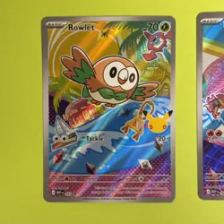 Rowlet Litten Popplio MEP 043 044 045 Pokemon First Partner Promo Set 7th Gen - Image 2