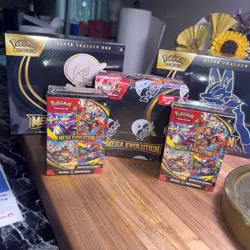 🔥5 piece lot Pokemon Mega Evolution Sealed Enhanced Booster Box, 2xETB's, 2xbb - Image 2