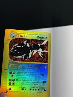 Steelix Reverse Holo Pokemon Skyridge 2003 E-Reader 31/144 MP+ - Image 2