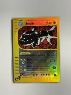 Steelix Reverse Holo Pokemon Skyridge 2003 E-Reader 31/144 MP+ - Image 5