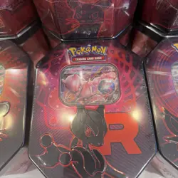 11 Sealed Pokemon Destined Rivals Tin Box 3 Persian 5 Mewtwo 3 Nidoking - Image 3