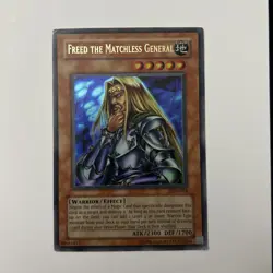 YUGIOH FREED THE MATCHLESS GENERAL LOD-016 ULTRA PLAY/EDGEWARE - Image 1
