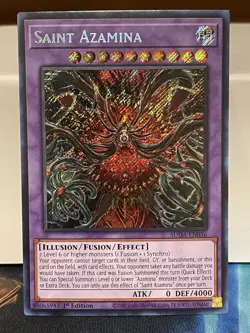 Saint Azamina - SUDA-EN036 - Secret Rare - 1st Edition - VLP - Image 1