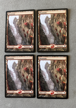 MOUNTAIN #245 X4 4 4X Zendikar MTG Magic the Gathering Cards - Image 1