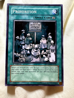 Prohibition SDMM-EN022 1st Edition Common LP + BONUS - Image 1