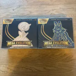 Pokemon TCG Mega Evolution ETB Elite Trainer Box Lucario & Gardevoir Pair Sealed - Image 1