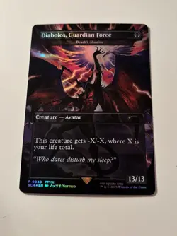 Diabolos, Guardian Force Death's Shadow -MTG x Final Fantasy Store Champs FOIL - Image 2