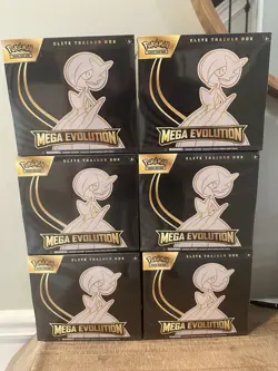 NEW Sealed Pokemon TCG Mega Evolution Gardevoir Elite Trainer Box ETB - Lot Of 6 - Image 1