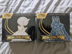 Pokemon TCG Mega Evolution ETB Elite Trainer Box Lucario & Gardevoir Pair Sealed - Image 1