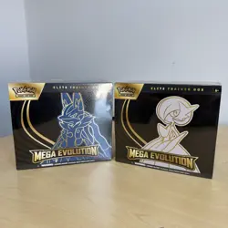Pokemon TCG Mega Evolution ETB x2 (Gardevoir & Lucario) | Brand New & Sealed - Image 1