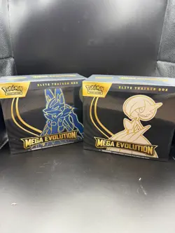 Pokemon TCG Mega Evolution ETB Set – Lucario & Gardevoir Brand New & Sealed - Image 1