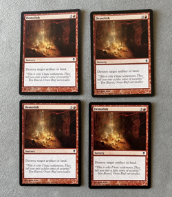 4X DEMOLISH 121/249 ZENDIKAR MTG MAGIC NM X4 - Image 1
