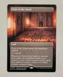 Field of the Dead (Borderless) - Special Guests - NM - MTG - Image 1