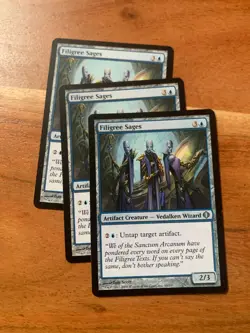 x1 MTG Filigree Sages LP [Shards of Alara] Magic the Gathering - Image 1