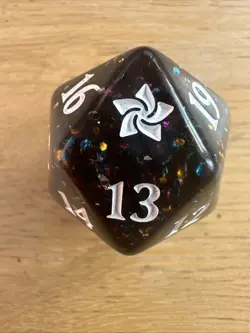MTG 20-SIDED OVERSIZED LIFE COUNTER DICE Foundations FDN Bundle - Image 1