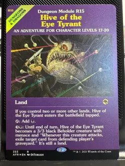 Hive of the Eye Tyrant Showcase R Foil #355 | Adventures Realms AFR | MTG - Image 1