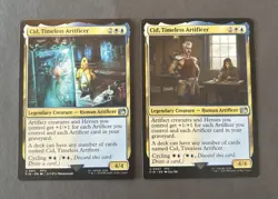 Cid, Timeless Artificer 411 AND 407-MTG Final Fantasy-NM-Regular Finish - Image 1
